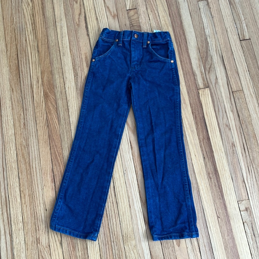 The best vintage original wranglers real denim size 7 slim jeans